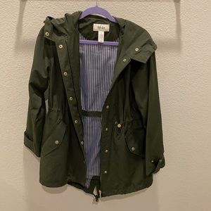 Green Anorak by Style & Co XS